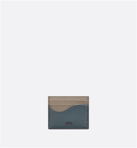 dior 740 dcard|Saddle Card Holder Brown and Deep Gray Grained Calfskin .